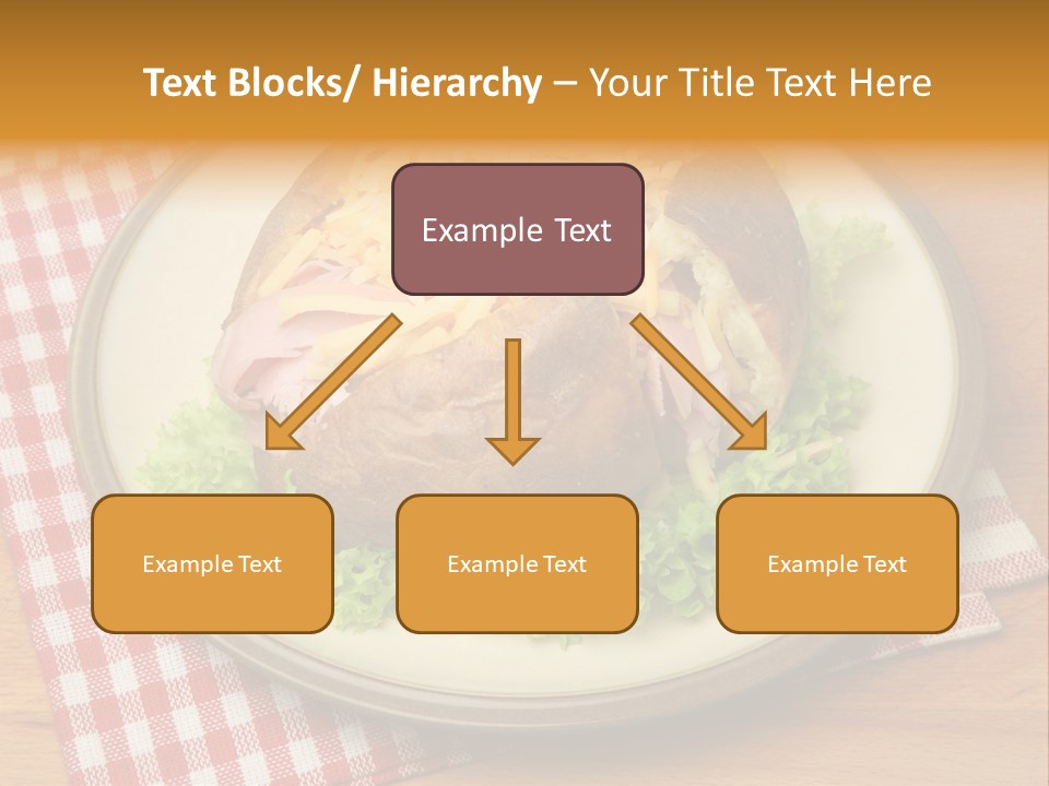 Plate Large Table PowerPoint Template