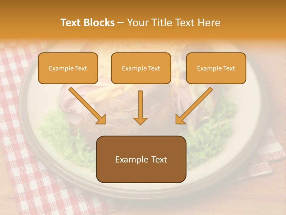 Plate Large Table PowerPoint Template