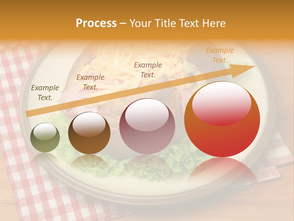 Plate Large Table PowerPoint Template
