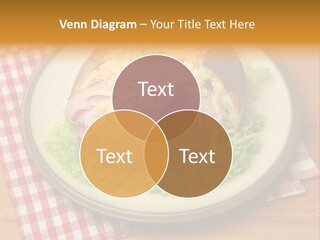 Plate Large Table PowerPoint Template