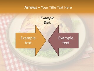 Plate Large Table PowerPoint Template