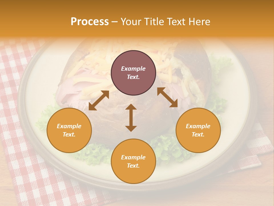 Plate Large Table PowerPoint Template