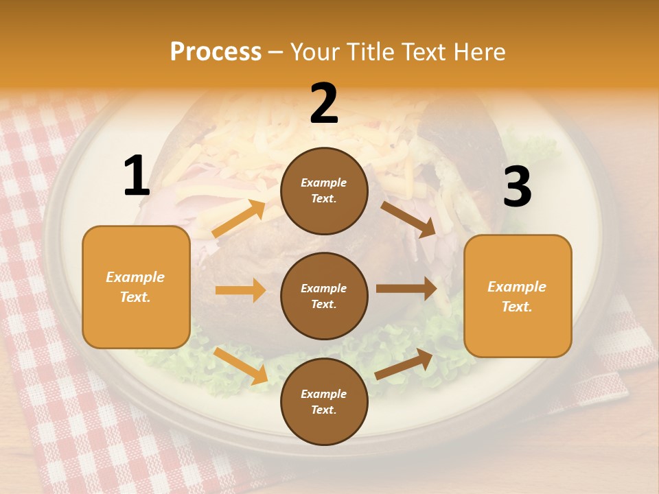 Plate Large Table PowerPoint Template