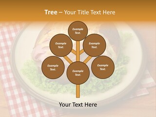 Plate Large Table PowerPoint Template
