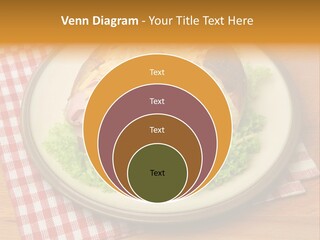 Plate Large Table PowerPoint Template