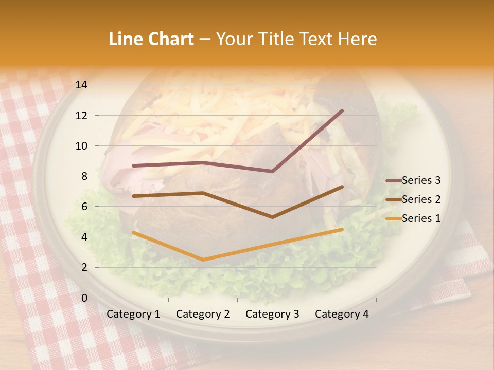 Plate Large Table PowerPoint Template