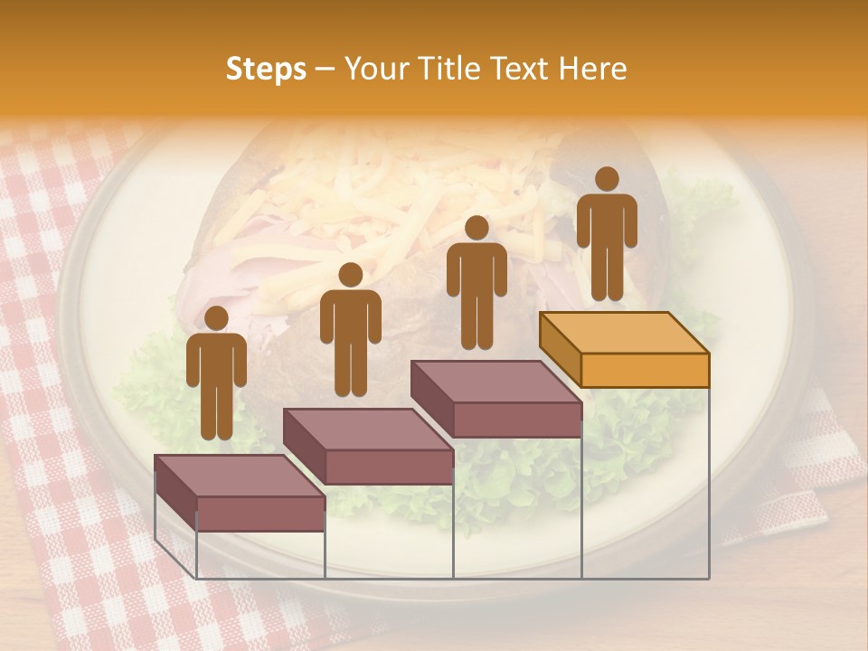 Plate Large Table PowerPoint Template