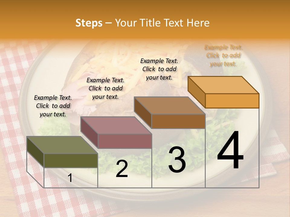 Plate Large Table PowerPoint Template