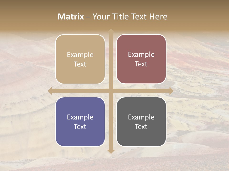 Scenic Layers Hill PowerPoint Template