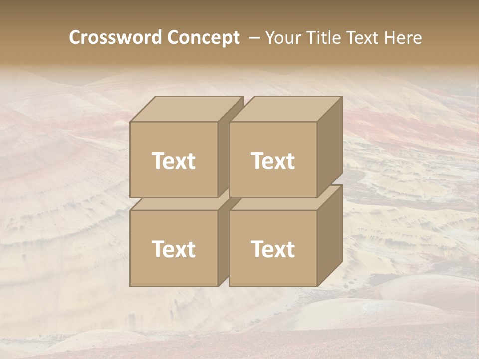 Scenic Layers Hill PowerPoint Template