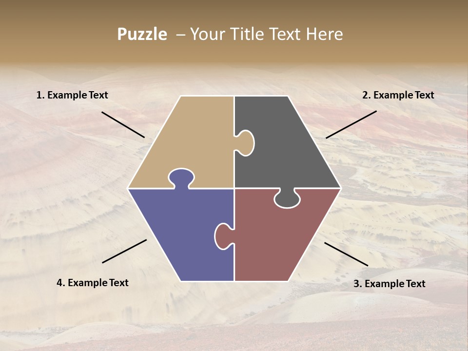 Scenic Layers Hill PowerPoint Template