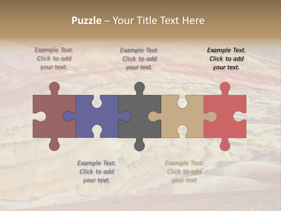 Scenic Layers Hill PowerPoint Template