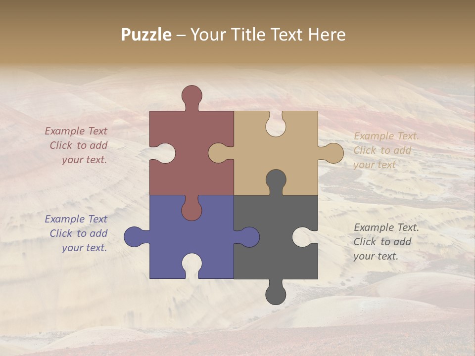 Scenic Layers Hill PowerPoint Template