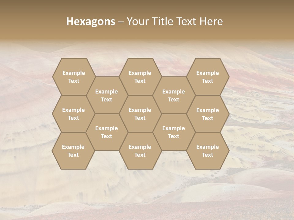 Scenic Layers Hill PowerPoint Template