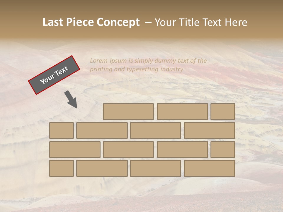 Scenic Layers Hill PowerPoint Template