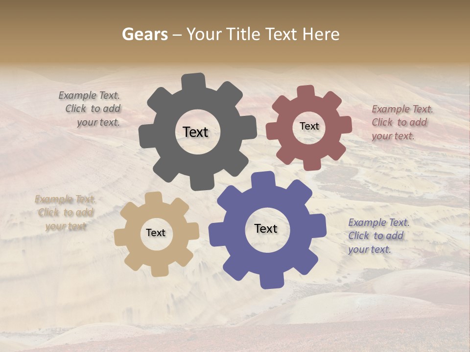 Scenic Layers Hill PowerPoint Template