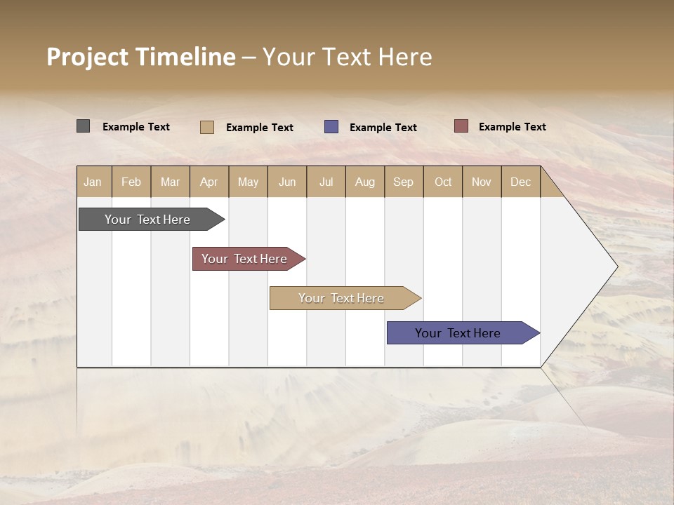 Scenic Layers Hill PowerPoint Template