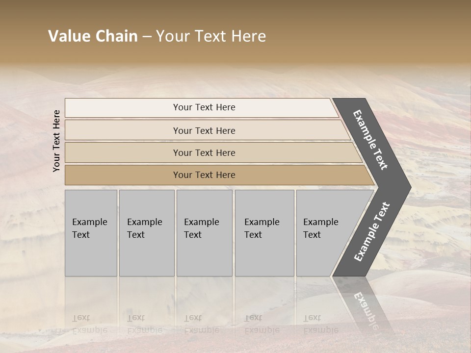 Scenic Layers Hill PowerPoint Template