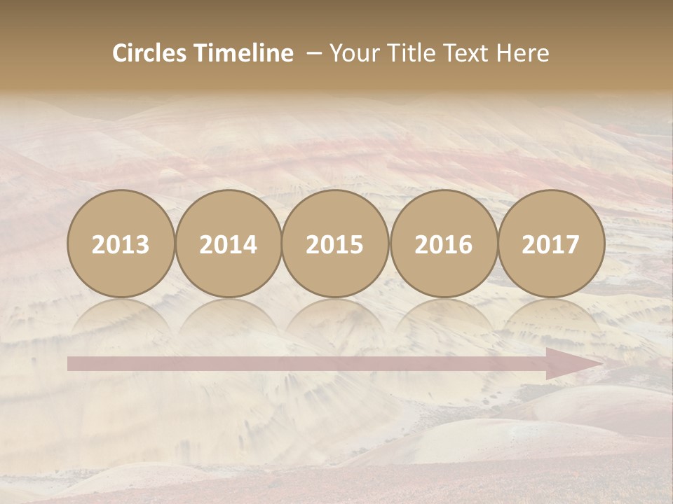 Scenic Layers Hill PowerPoint Template
