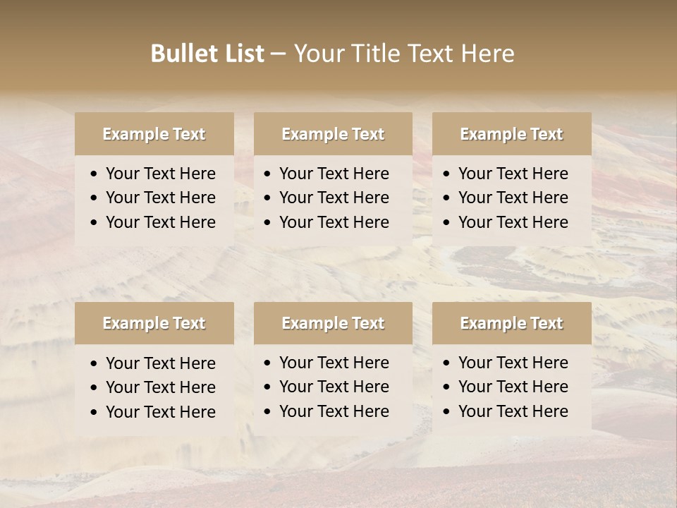 Scenic Layers Hill PowerPoint Template