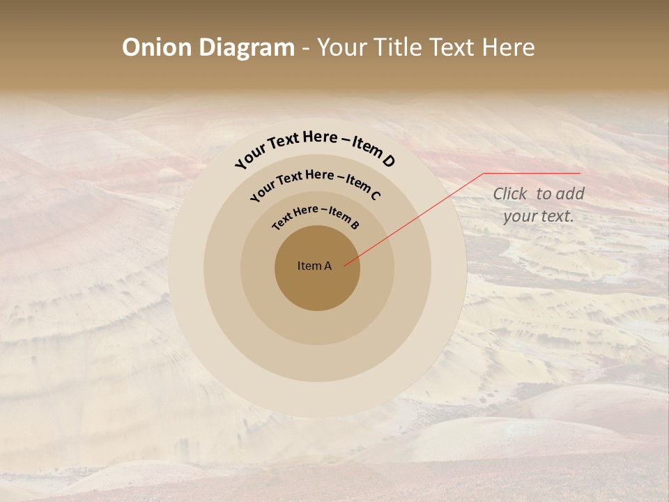 Scenic Layers Hill PowerPoint Template