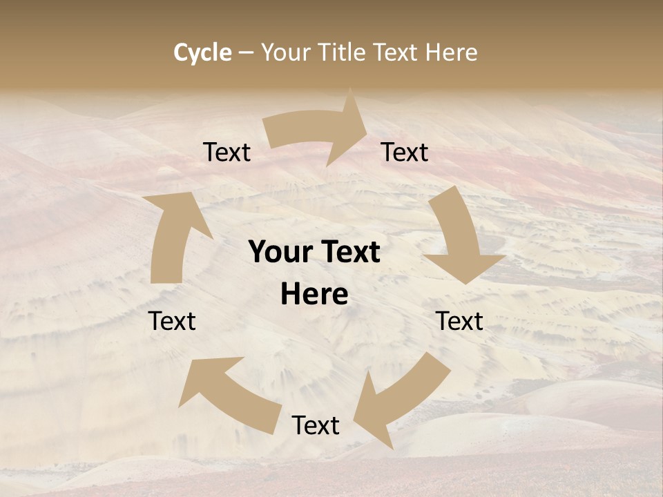 Scenic Layers Hill PowerPoint Template