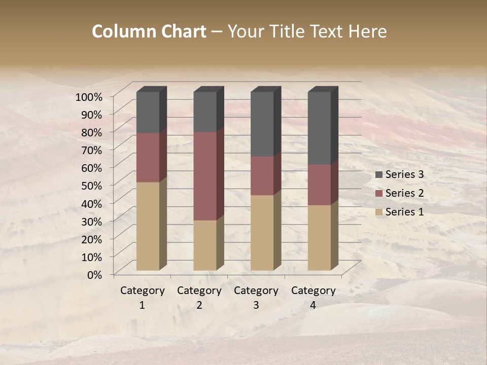 Scenic Layers Hill PowerPoint Template