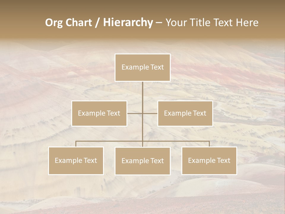 Scenic Layers Hill PowerPoint Template