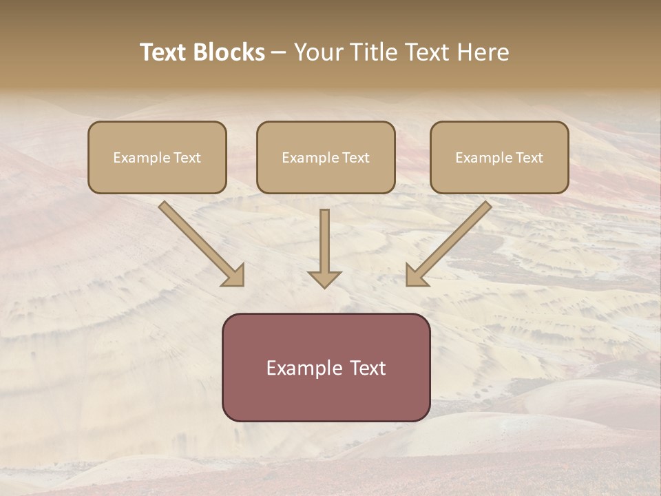 Scenic Layers Hill PowerPoint Template