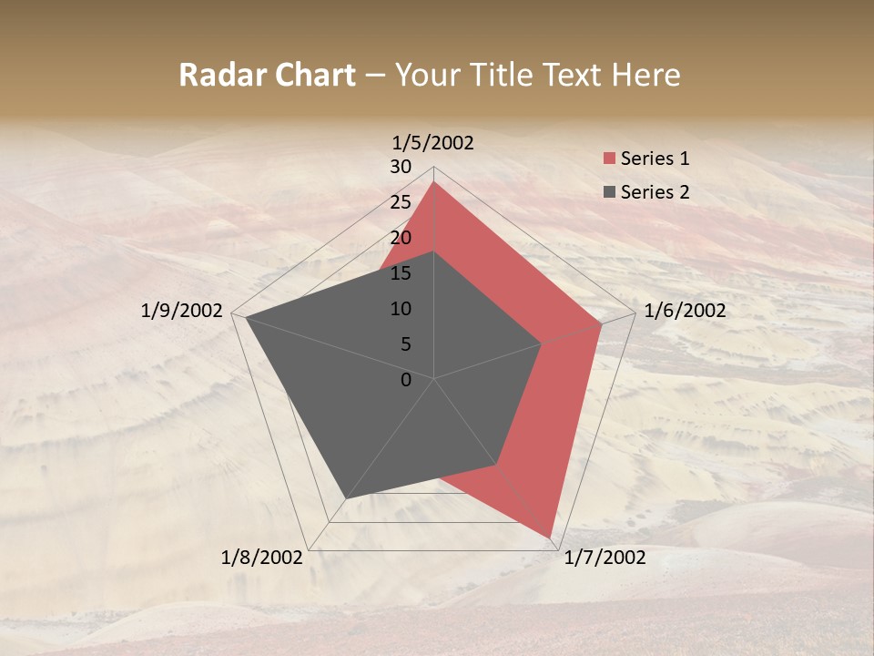 Scenic Layers Hill PowerPoint Template