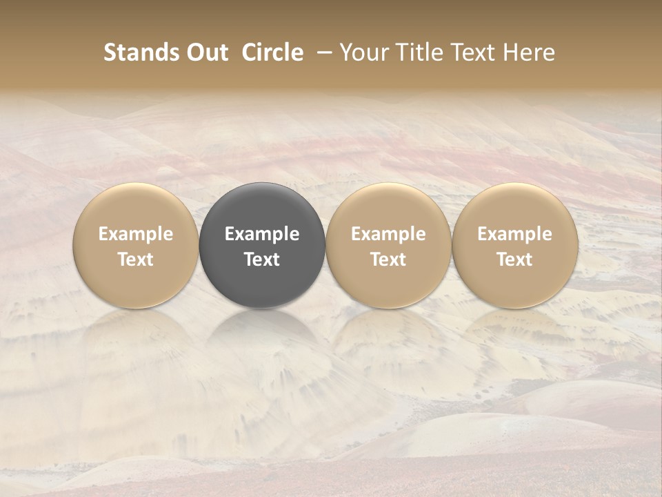 Scenic Layers Hill PowerPoint Template