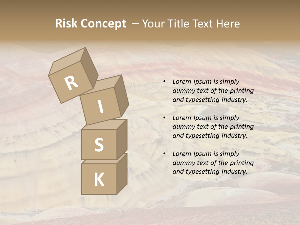 Scenic Layers Hill PowerPoint Template