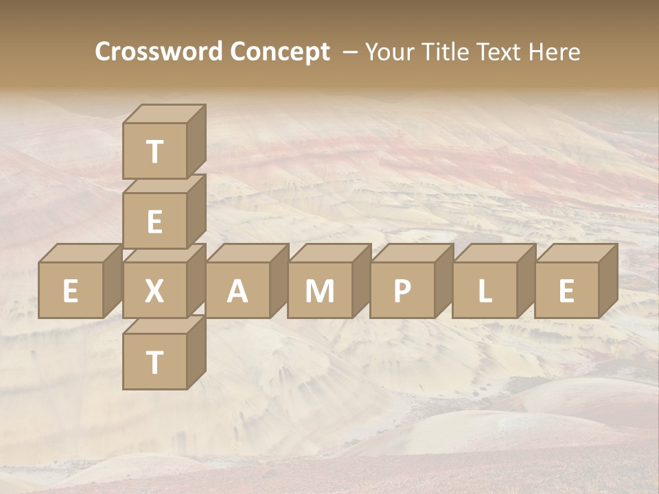 Scenic Layers Hill PowerPoint Template