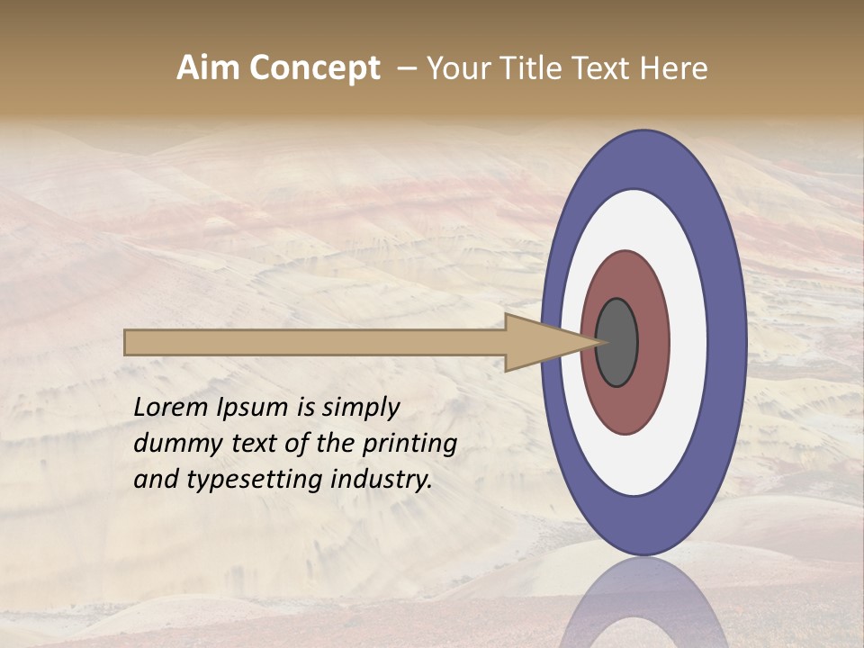 Scenic Layers Hill PowerPoint Template