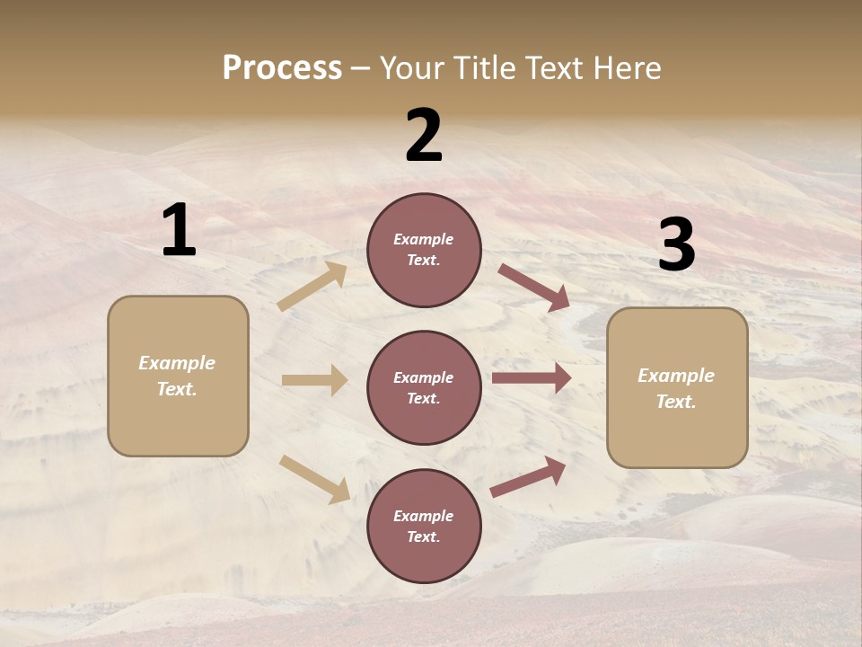 Scenic Layers Hill PowerPoint Template