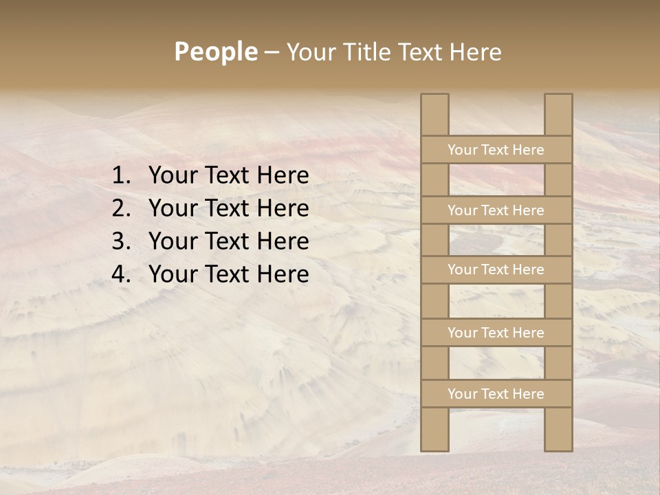Scenic Layers Hill PowerPoint Template