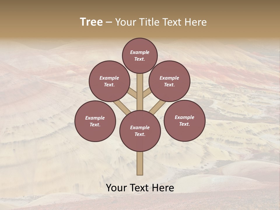 Scenic Layers Hill PowerPoint Template