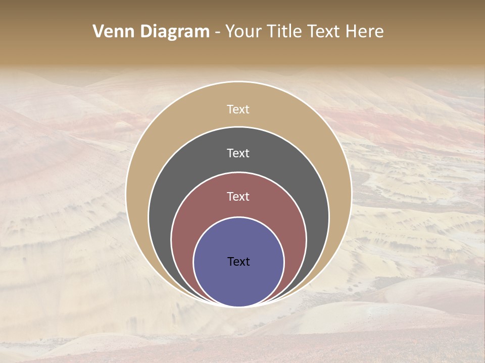 Scenic Layers Hill PowerPoint Template