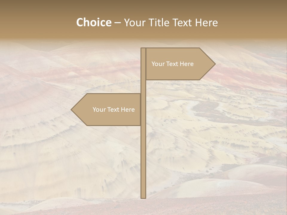 Scenic Layers Hill PowerPoint Template