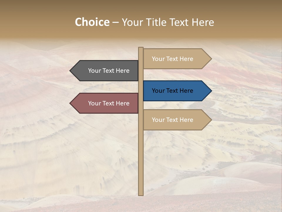 Scenic Layers Hill PowerPoint Template