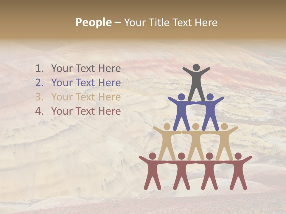 Scenic Layers Hill PowerPoint Template