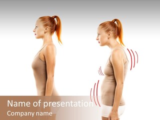 Spine Athlete Person PowerPoint Template