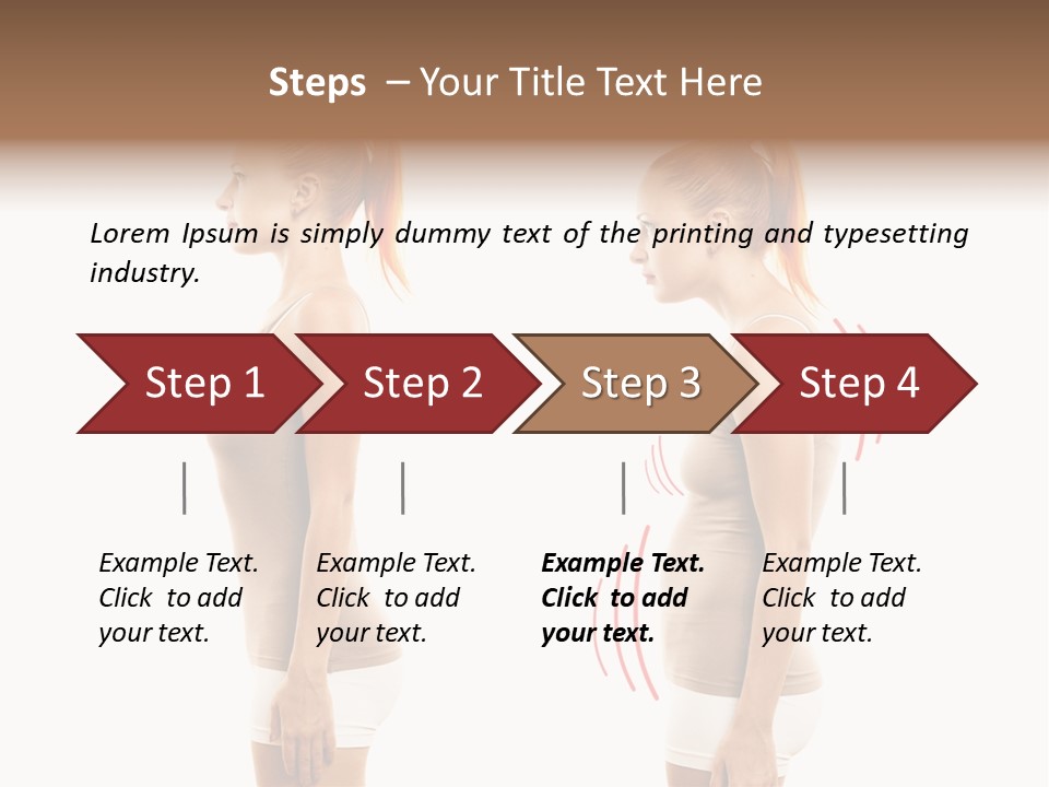 Spine Athlete Person PowerPoint Template