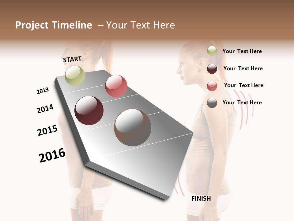 Spine Athlete Person PowerPoint Template