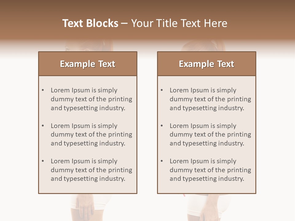 Spine Athlete Person PowerPoint Template