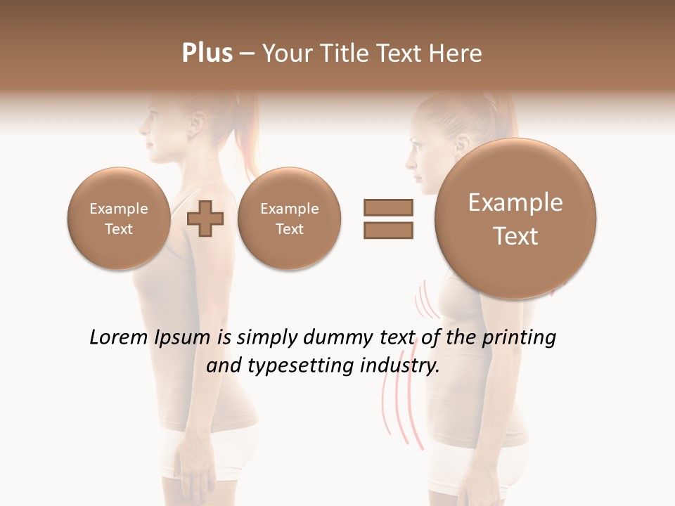 Spine Athlete Person PowerPoint Template