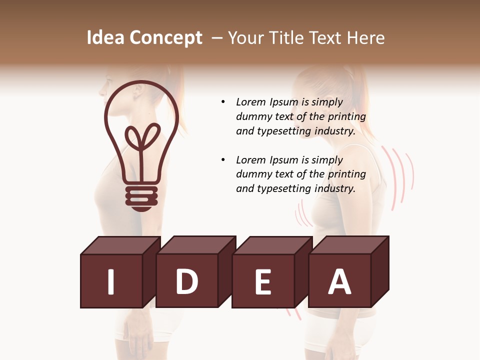 Spine Athlete Person PowerPoint Template