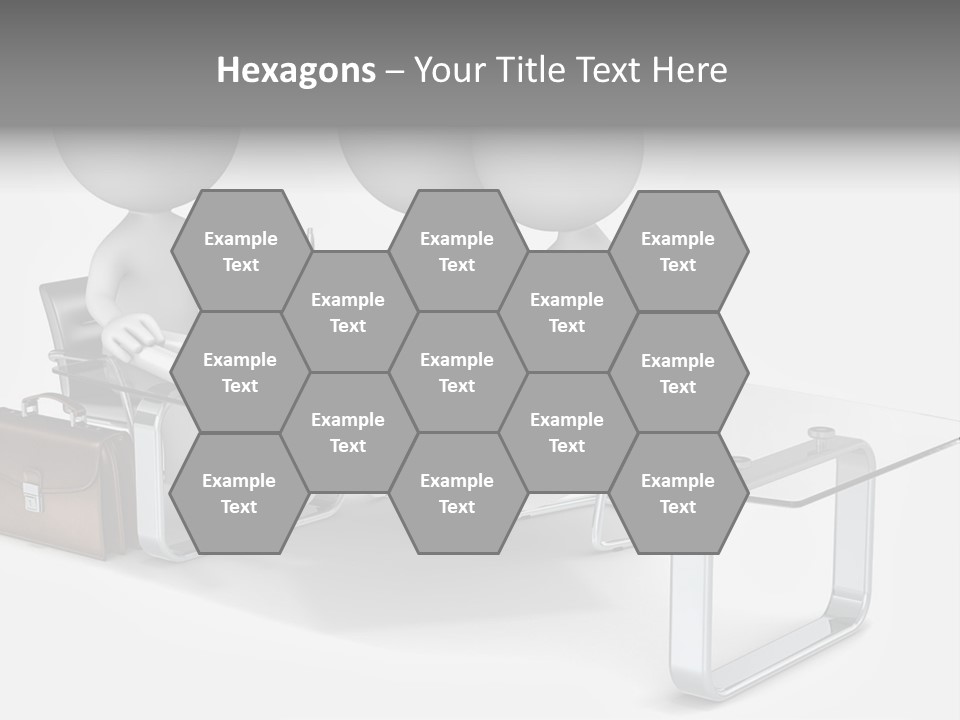 Three People Sitting At A Table With A Laptop PowerPoint Template