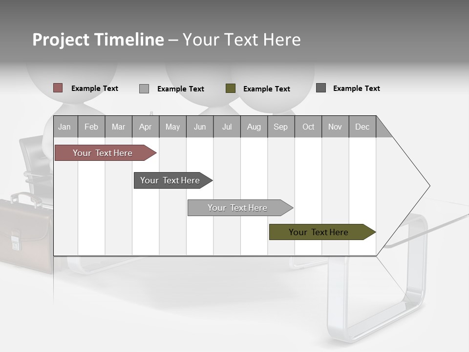 Three People Sitting At A Table With A Laptop PowerPoint Template