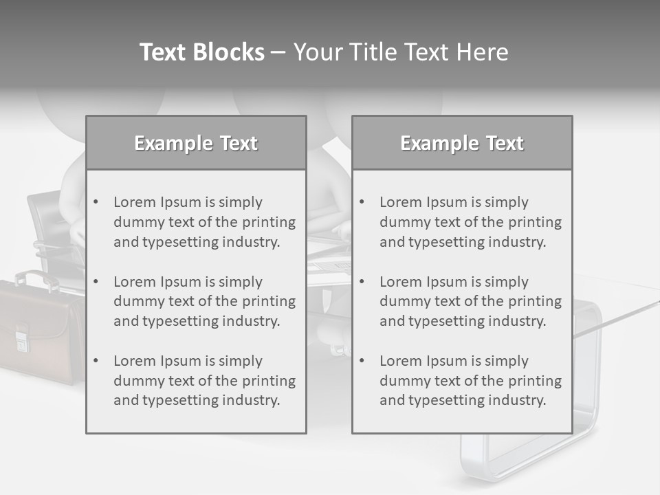 Three People Sitting At A Table With A Laptop PowerPoint Template